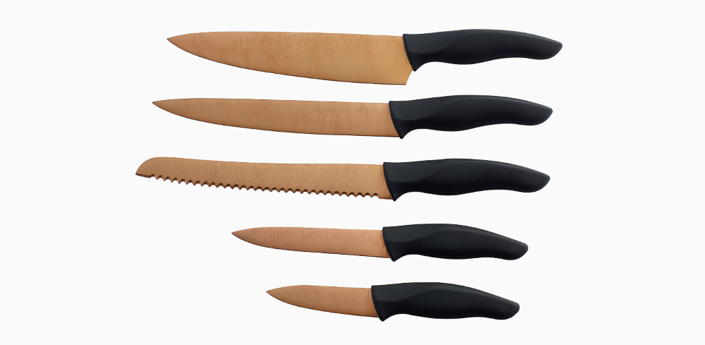 ITEM NO.:SAY0T3006-5pcs PP handle coating knife set