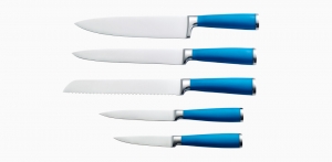 5pcs ABS handle knife set